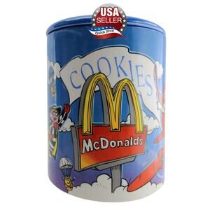 VTG McDonald’s Cookie Jar •Ronald McDonald •Hamburgler •Grimace •Birdie •Nuggets